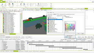 Építési projekt menedzsment BIM 4D alapú szolgáltatás: Szín térkép Építési projekt menedzsment BIM 4D alapú szolgáltatás: Szín térkép