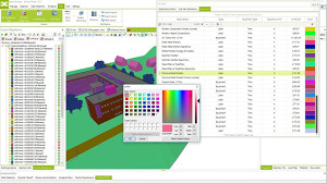 Építési projektek menedzseléshez való Bexel Manager 5D BIM költséggazdálkodási program funkciója: Szín sémák Építési projektek menedzseléshez való Bexel Manager 5D BIM költséggazdálkodási program funkciója: Szín sémák